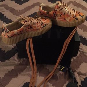 Suede Puma Camo Creepers Rihanna